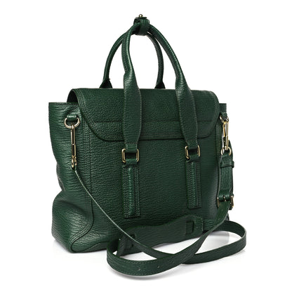 3.1 Phillip Lim Textured Calfskin Medium Pashli Satchel Jade 1 of 10