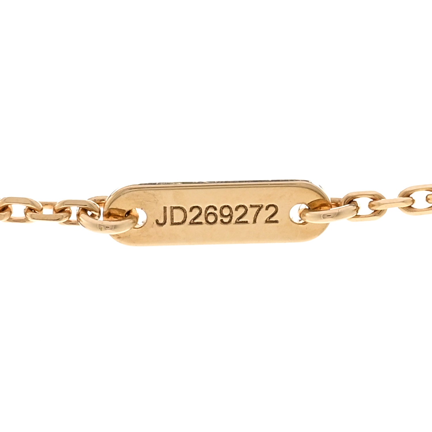 Van Cleef & Arpels VAN CLEEF & ARPELS 18K Yellow Gold Mother of Pearl Sweet Alhambra Pendant Necklace 5 of 6