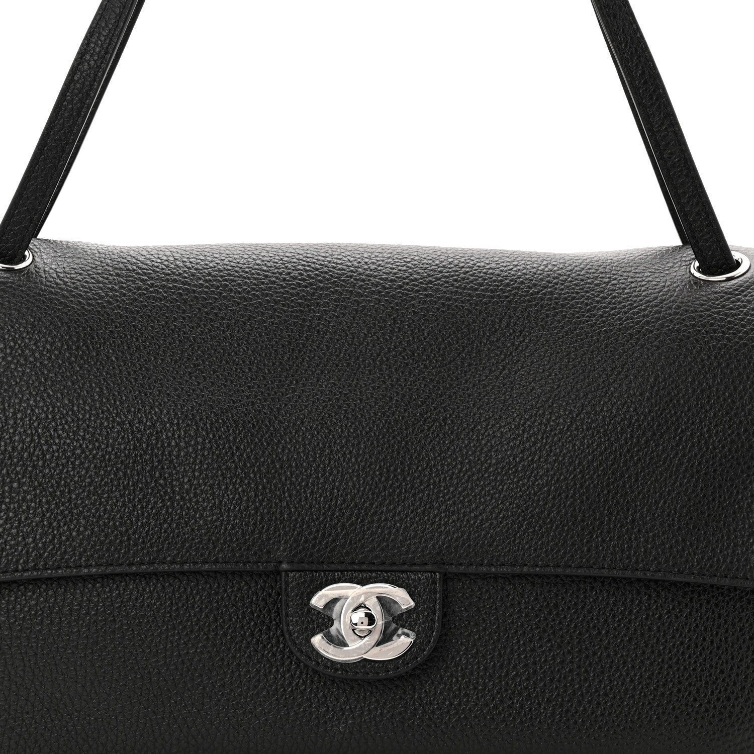 Chanel Grained Calfskin Souplissimo Maxi Flap Black 7 of 9