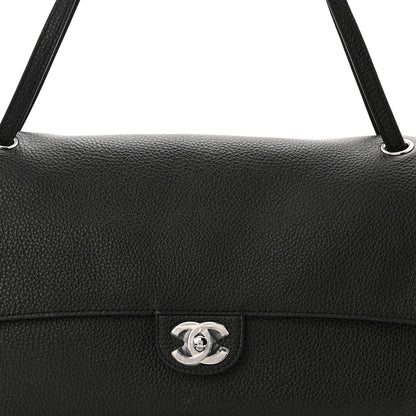 Chanel Grained Calfskin Souplissimo Maxi Flap Black 7 of 9