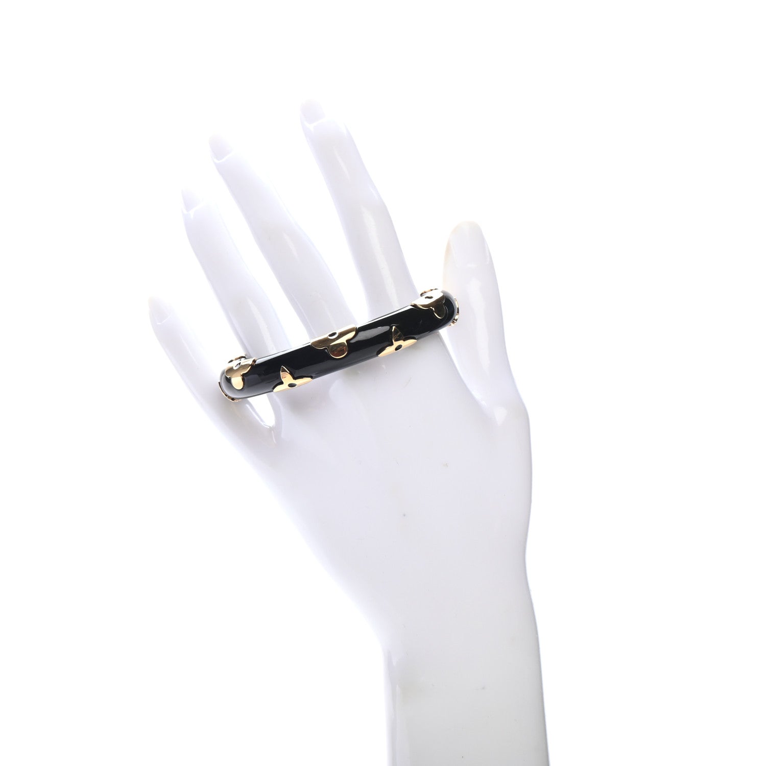 Louis Vuitton Resin Daily Monogram Bracelet M Black 2 of 4