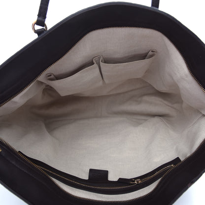 Gucci Guccissima Medium Bree Zippered Tote Chocolate 5 of 9