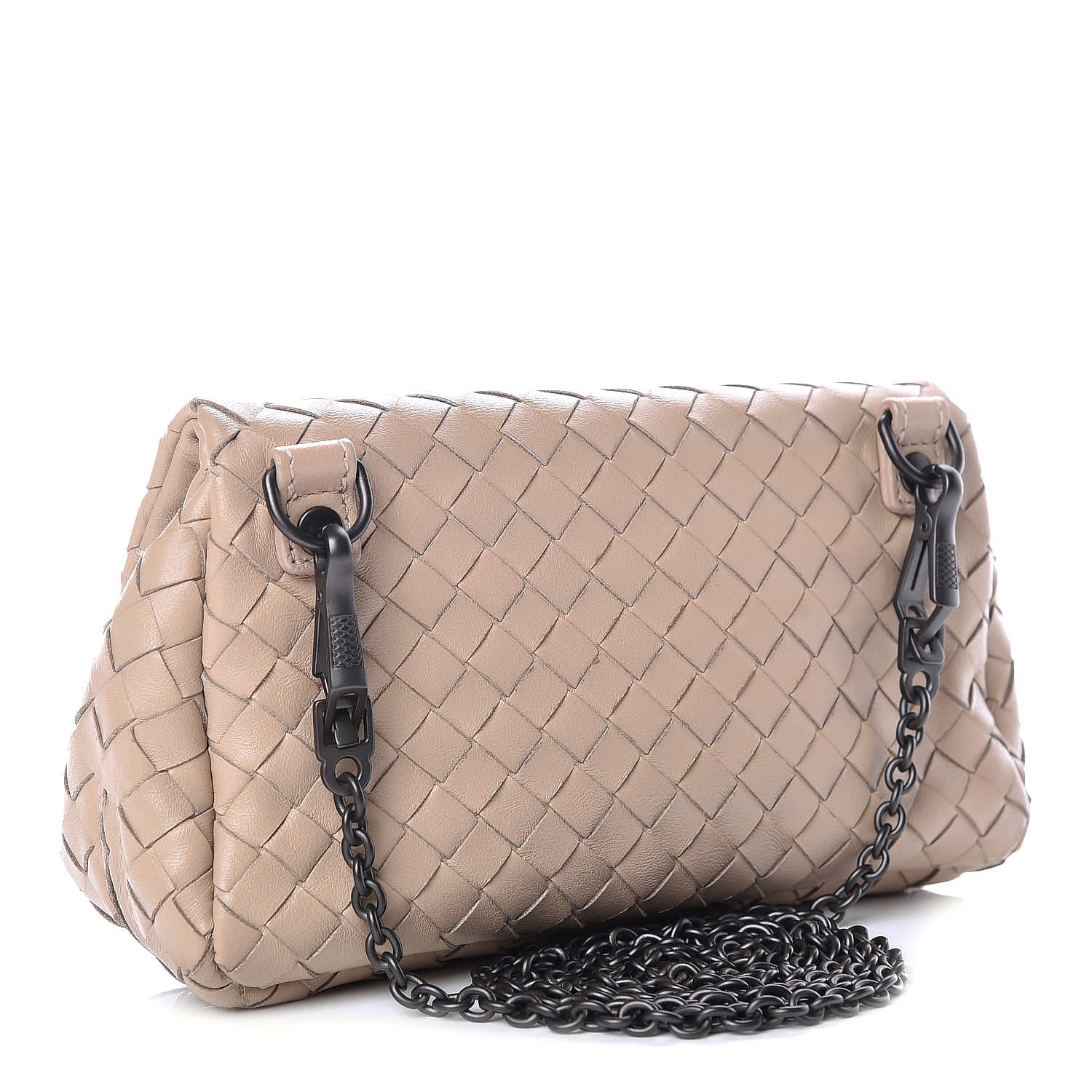 Bottega Veneta Nappa Intrecciato Small Chain Crossbody Maple 3 of 12