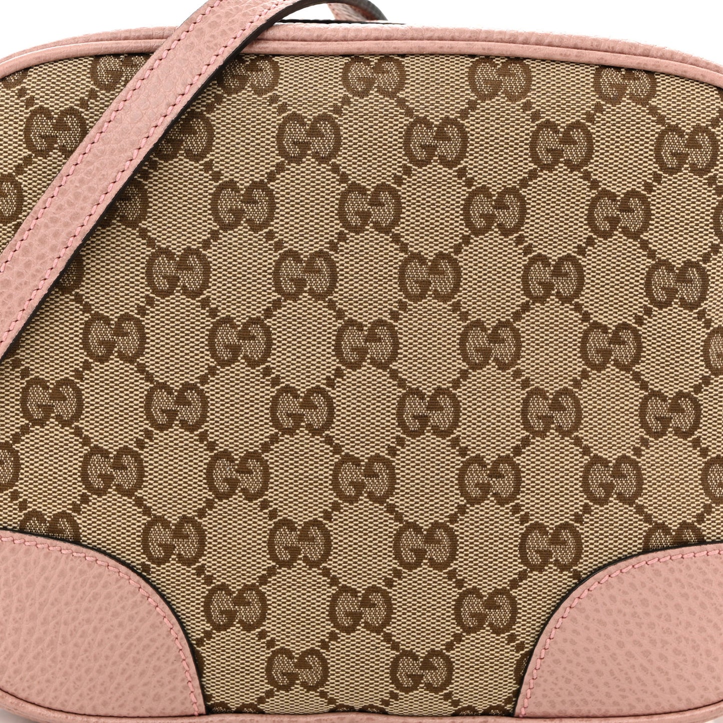 Monogram Mini Bree Messenger Bag Beige Soft Pink