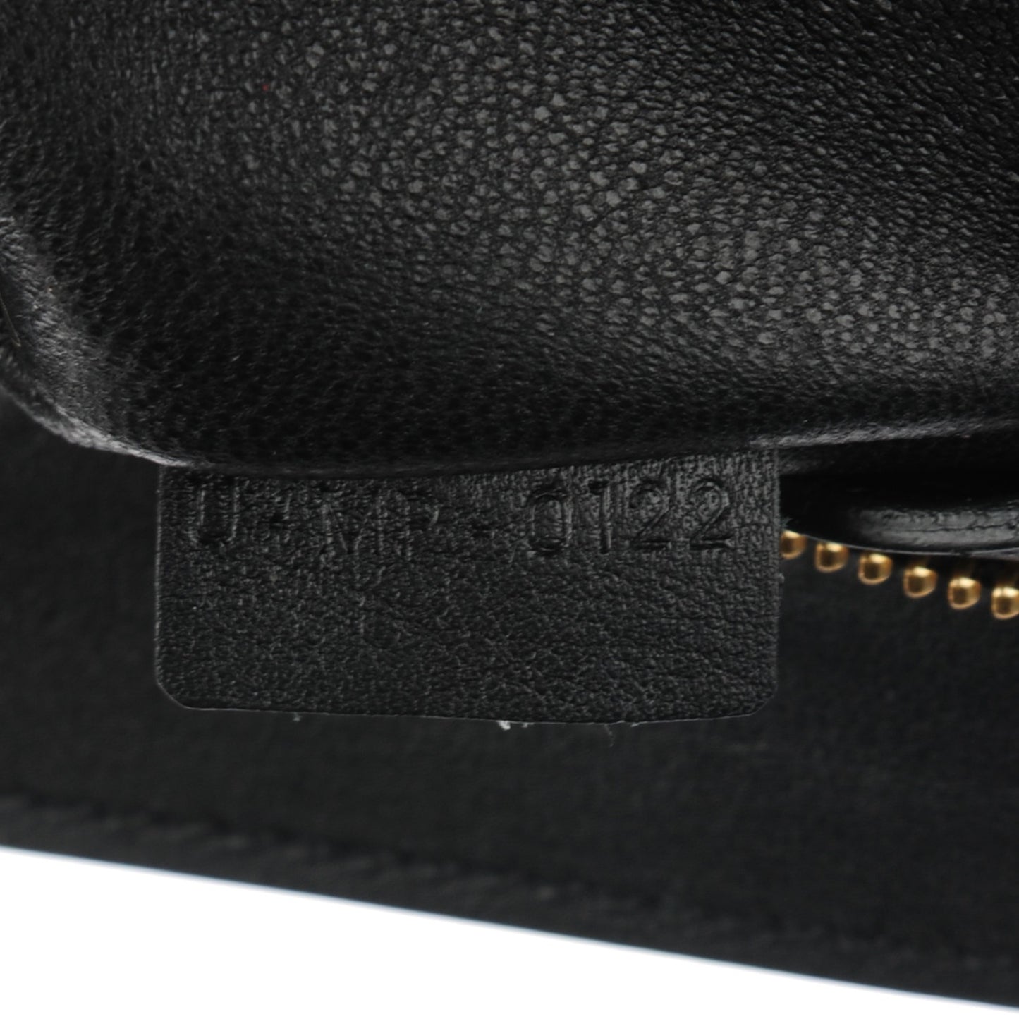 Crocodile Embossed Calfskin Suede Medium Trapeze Black