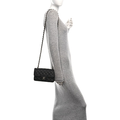 Chanel Caviar Quilted Mini Rectangular Flap Black 2 of 12