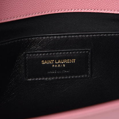Saint Laurent Grain De Poudre Classic Monogram Cassandre Clutch Pink 7 of 8