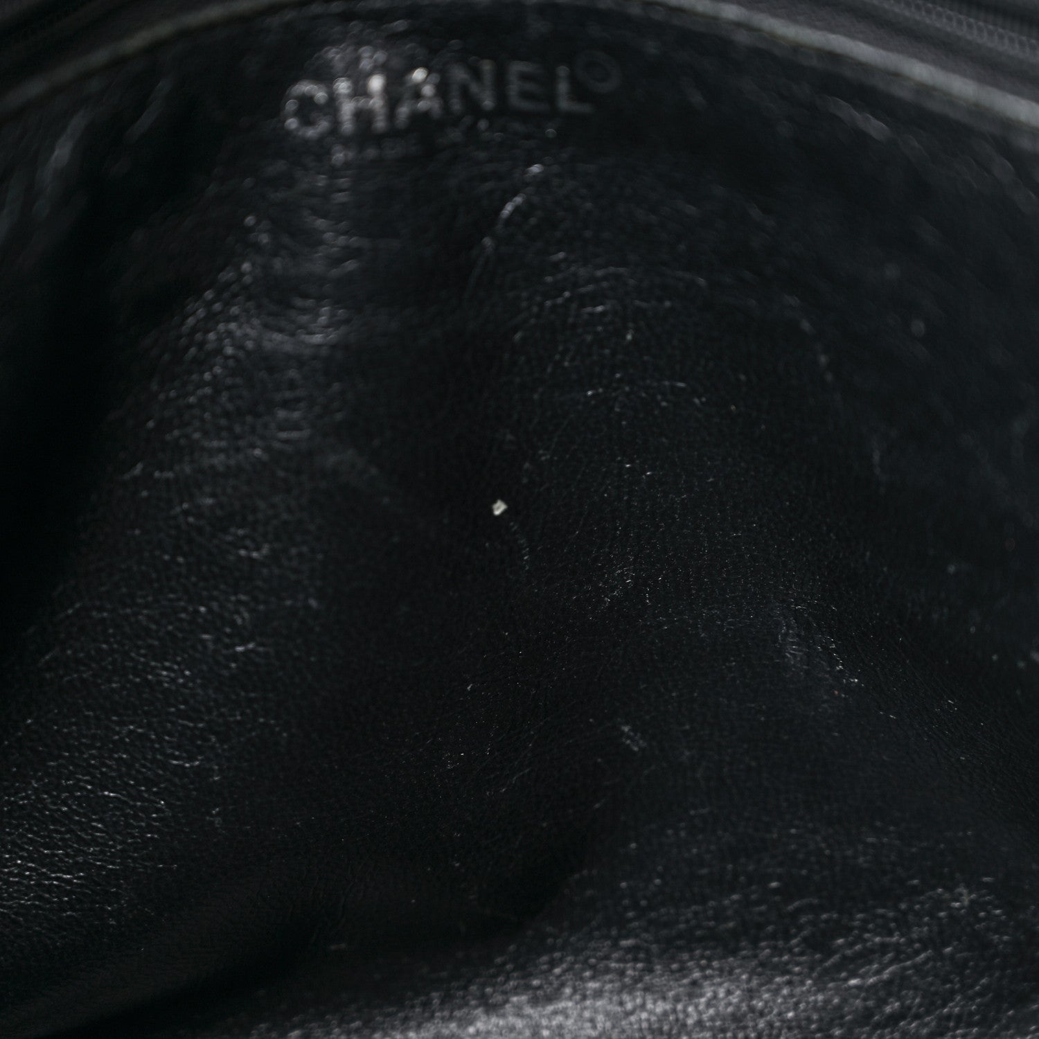 Chanel Calfskin Stitched Chocolate Bar Shopping Tote Black 13 of 19