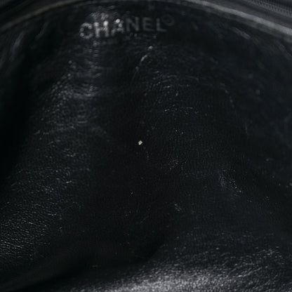 Chanel Calfskin Stitched Chocolate Bar Shopping Tote Black 13 of 19