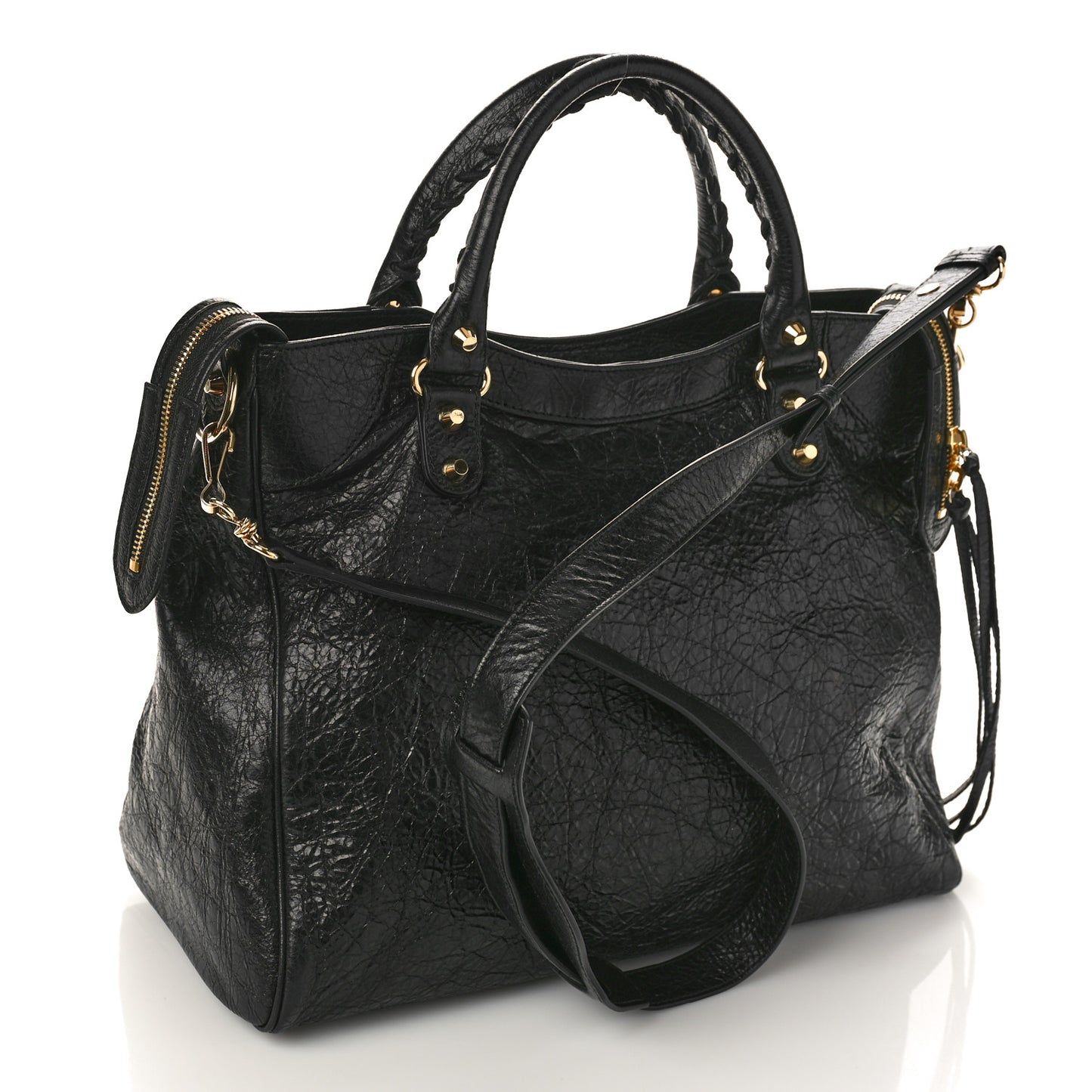 Agneau Classic Gold Hardware Velo Black
