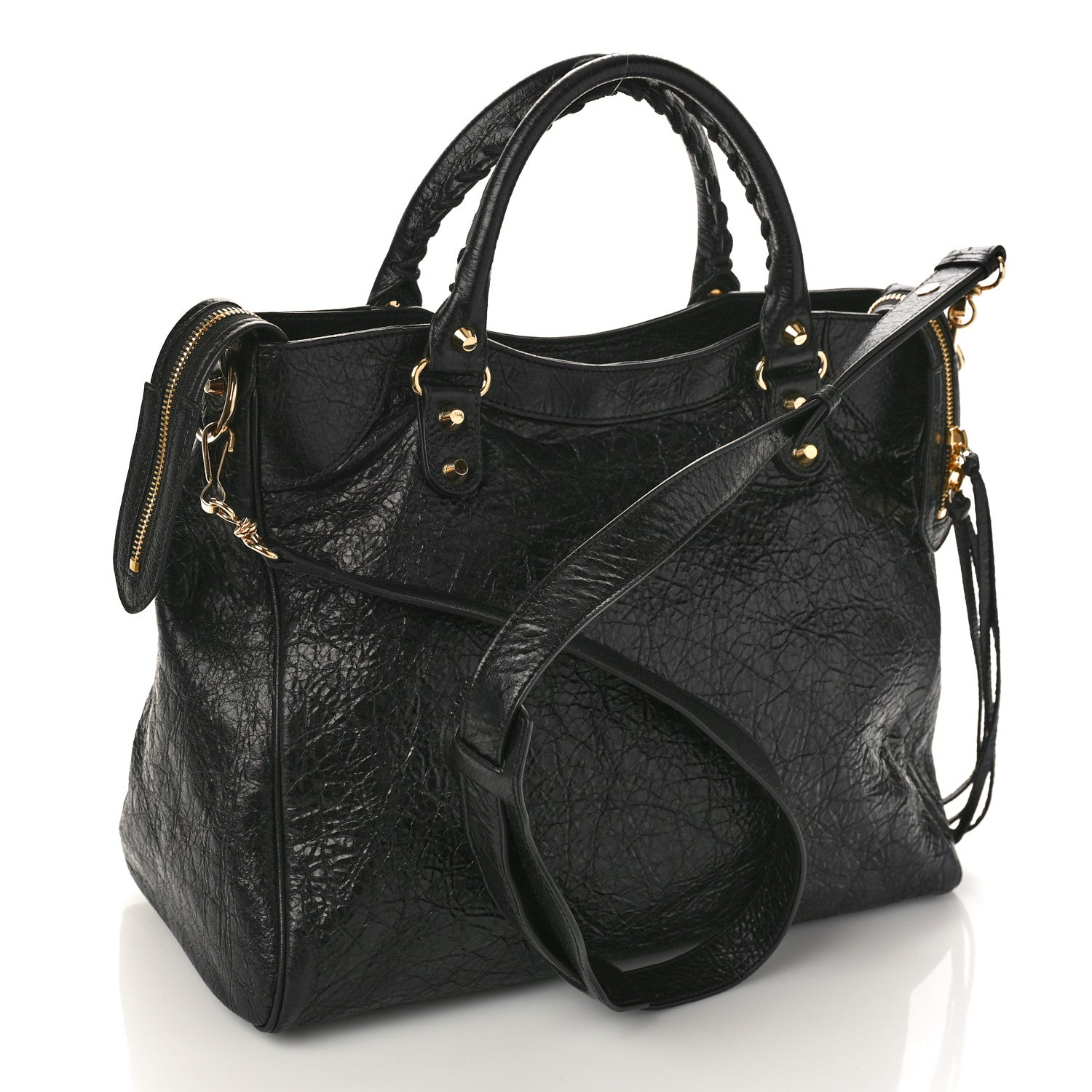 Balenciaga Agneau Classic Gold Hardware Velo Black 2 of 9