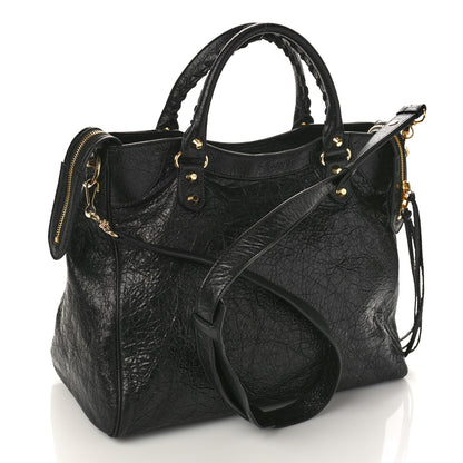 Balenciaga Agneau Classic Gold Hardware Velo Black 2 of 9