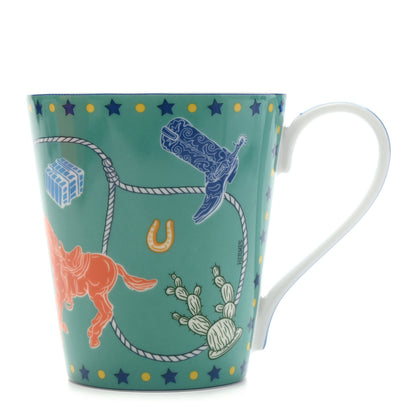 Hermes Porcelain Western And Company Mug 1 of 5