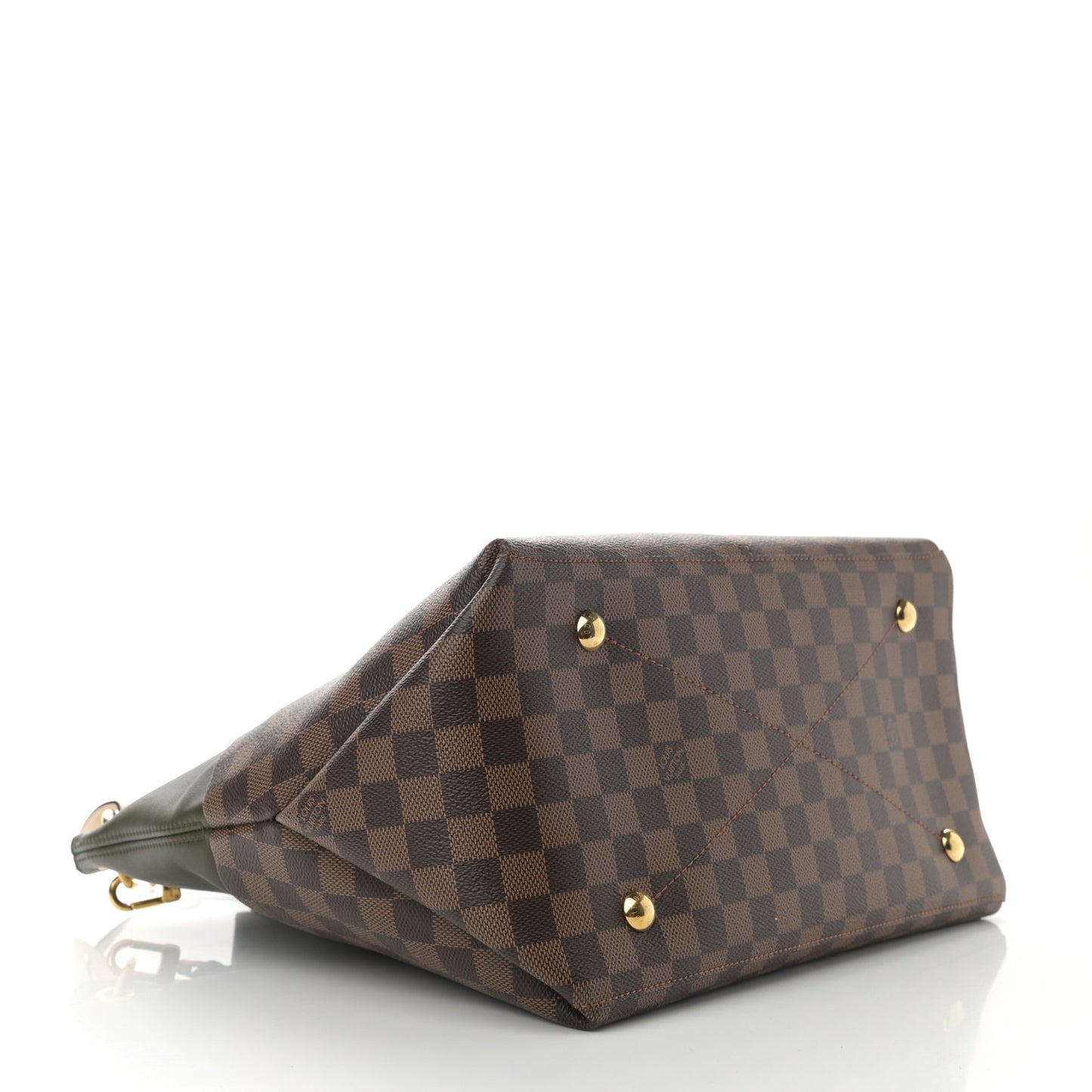 Damier Ebene Calfskin Maida Khaki