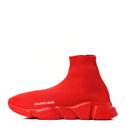 Balenciaga Neoprene Knit Mens Speed Sneakers 40 Rouge 1 of 6