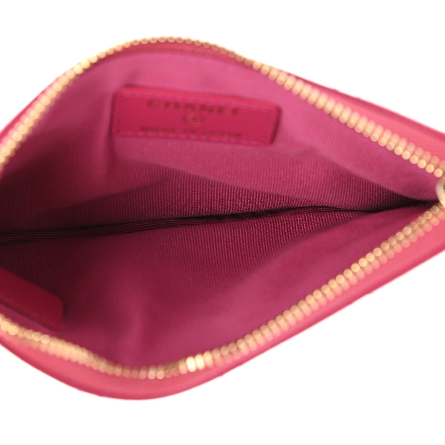 Chanel Caviar Quilted Small Cosmetic Case Fuchsia 5 of 8