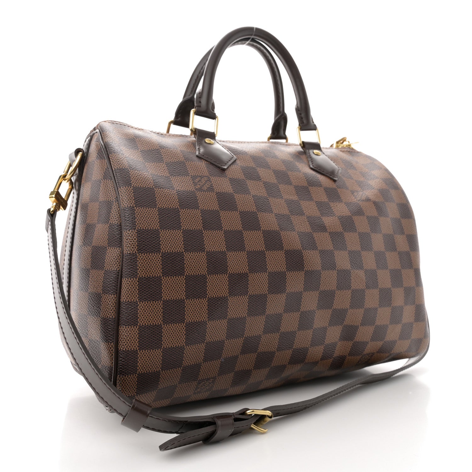 Louis Vuitton Damier Ebene Speedy Bandouliere 30 3 of 11