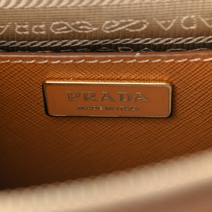 Prada Saffiano Medium Galleria Double Zip Tote Caramel 6 of 12