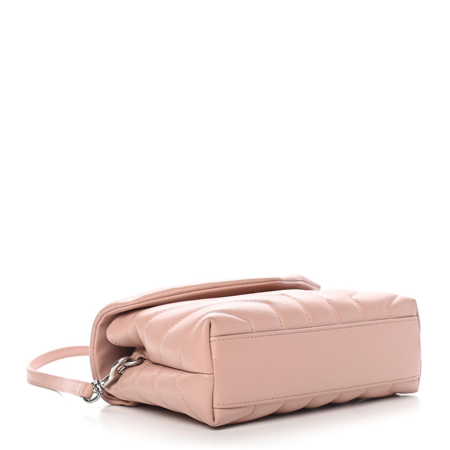 Calfskin Y Quilted Monogram Toy Loulou Chain Satchel Pale Pink