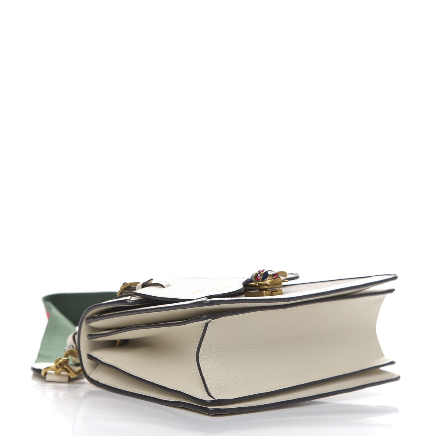 GG Supreme Monogram Small Queen Margaret Top Handle Bag White