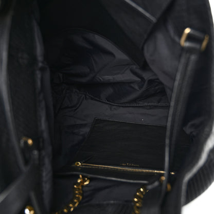 Lanvin Lambskin Quilted Carry Me Tote Black 5 of 10