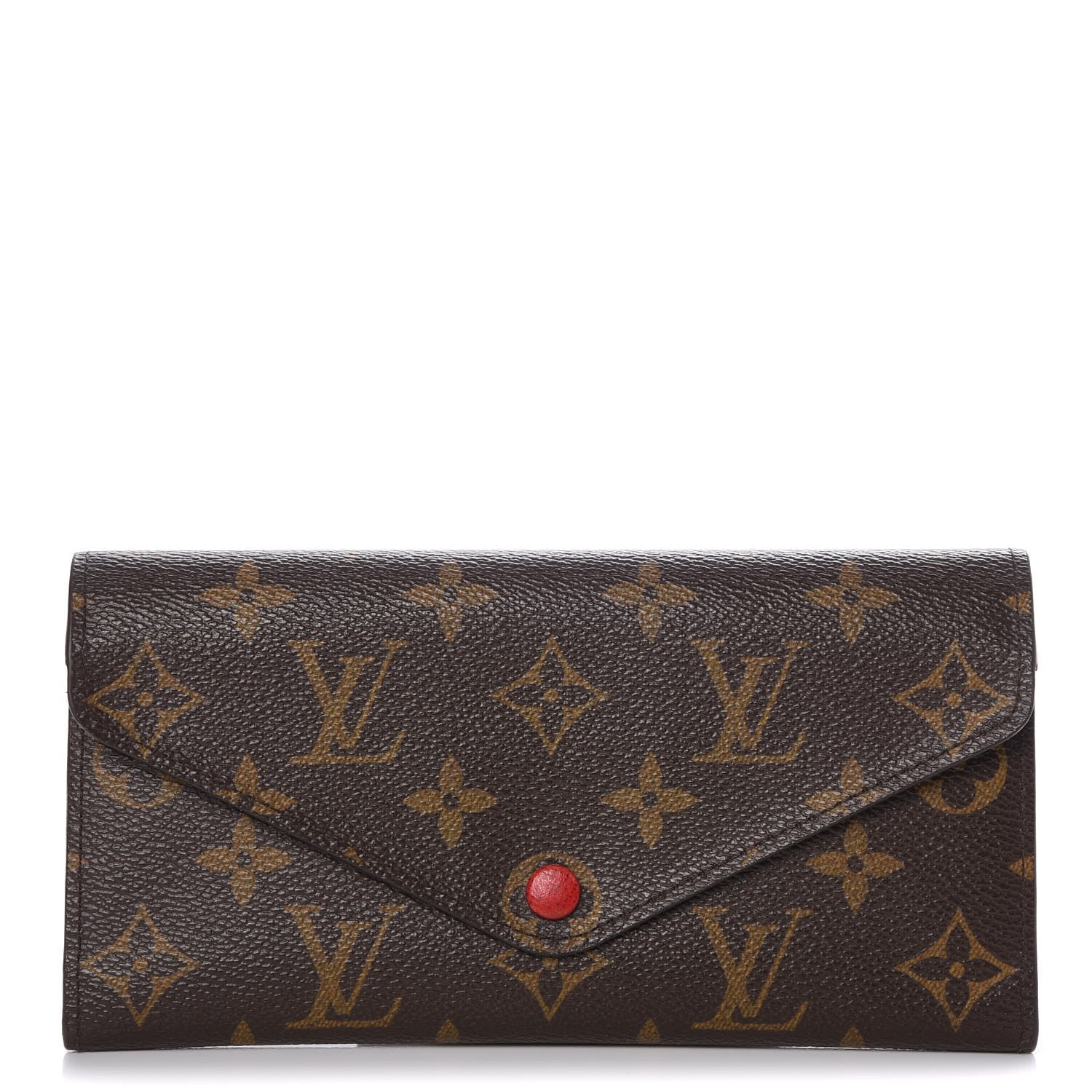 Louis Vuitton Monogram Josephine Wallet Red 1 of 9