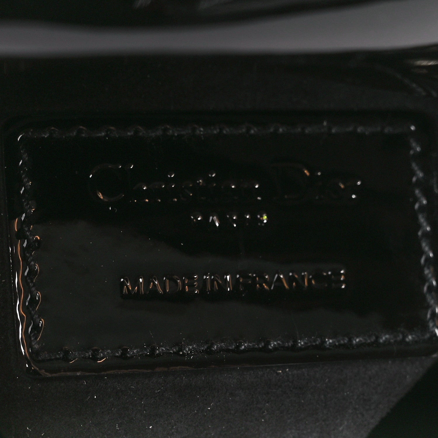 Christian Dior Patent Cannage Mini Lady Dior Black 6 of 10
