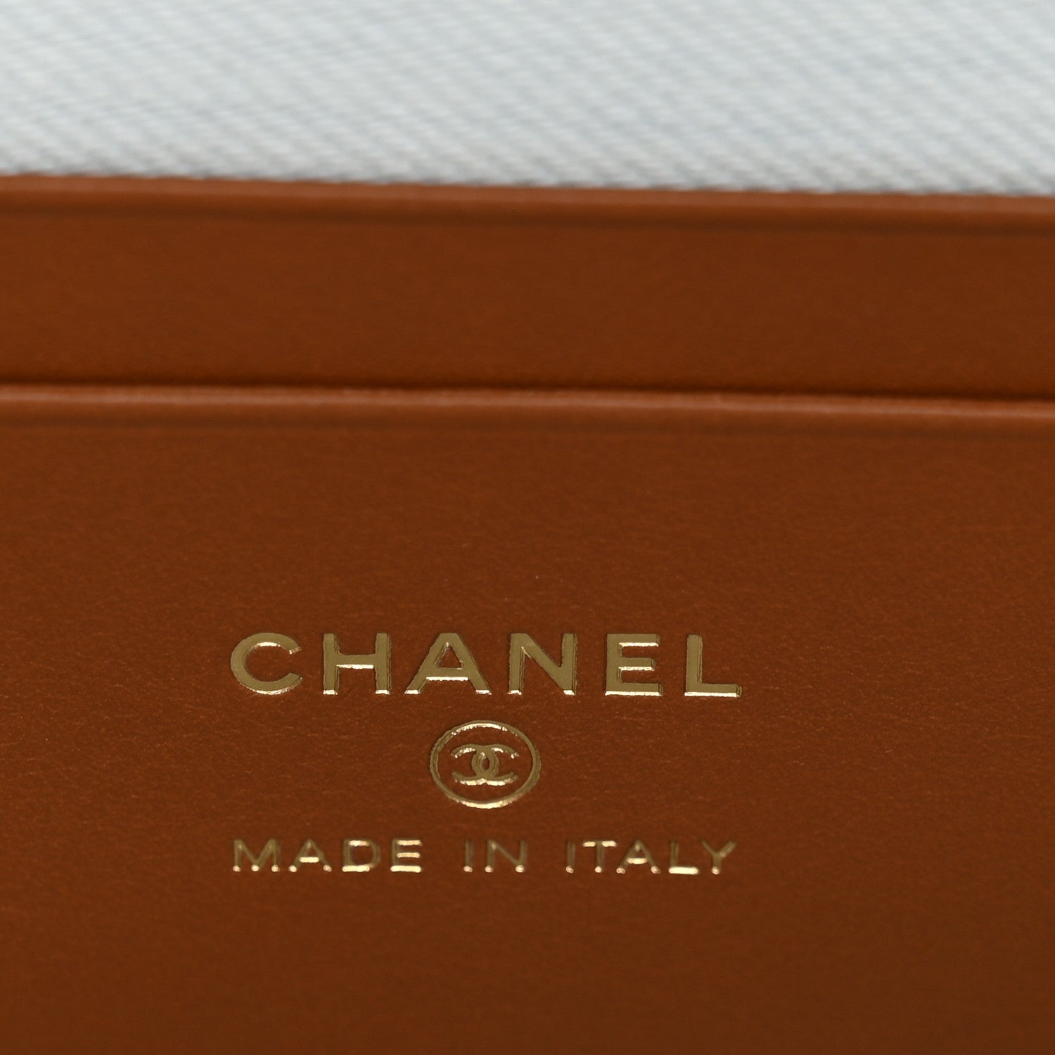 Chanel Washed Denim Calfskin Quilted Top Handle Slim Vanity Case With Chain Blue Brown 6 of 10