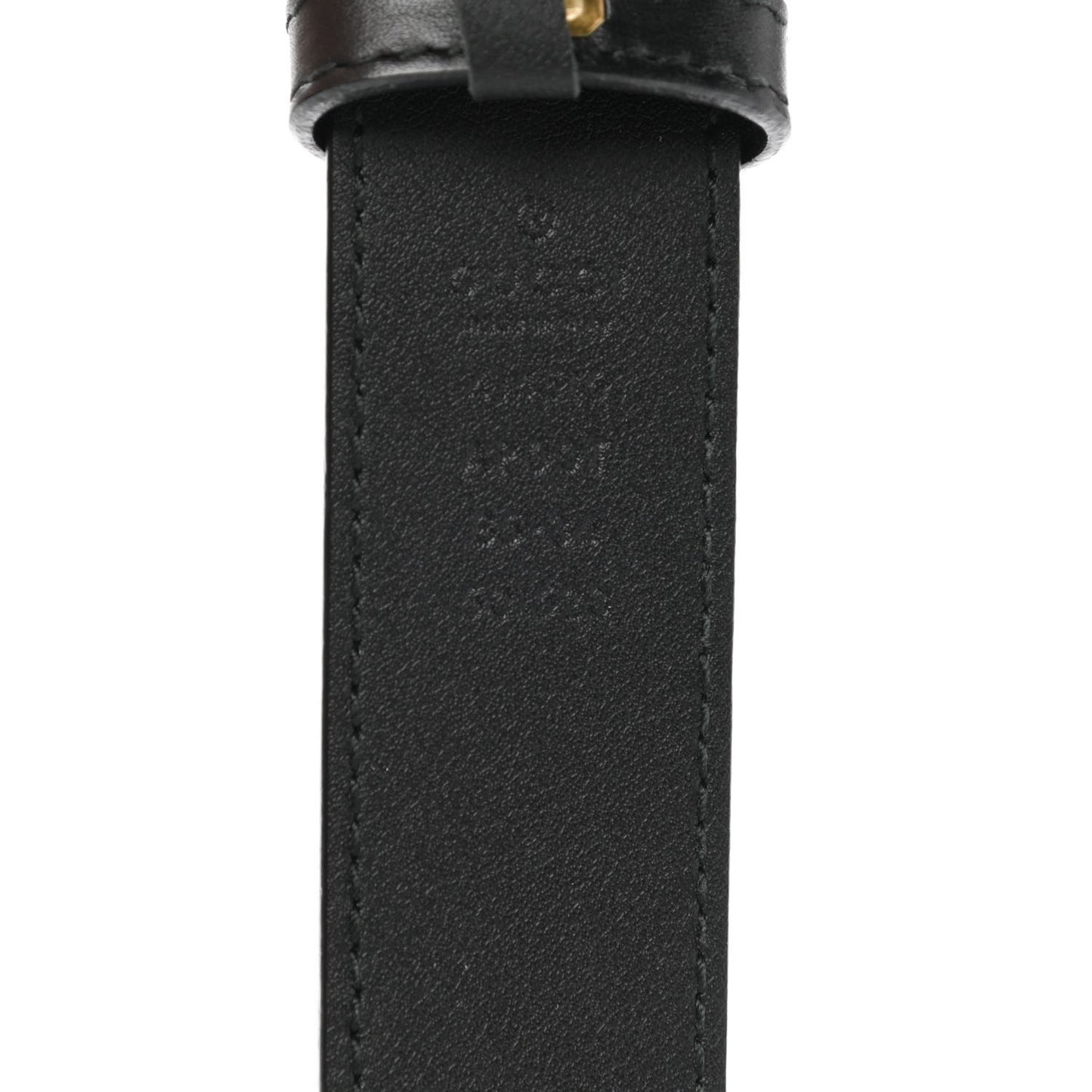 Calfskin Double G 20mm Belt 85 34 Black