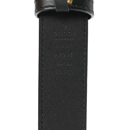 Gucci Calfskin Double G 20mm Belt 85 34 Black 4 of 6