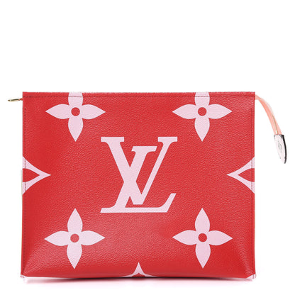 Louis Vuitton Monogram Giant Toiletry Pouch 26 Rouge 1 of 11