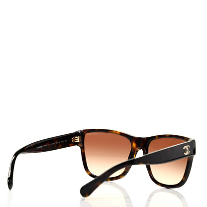Chanel Acetate Butterfly Sunglasses 5386 Dark Tortoise 3 of 6