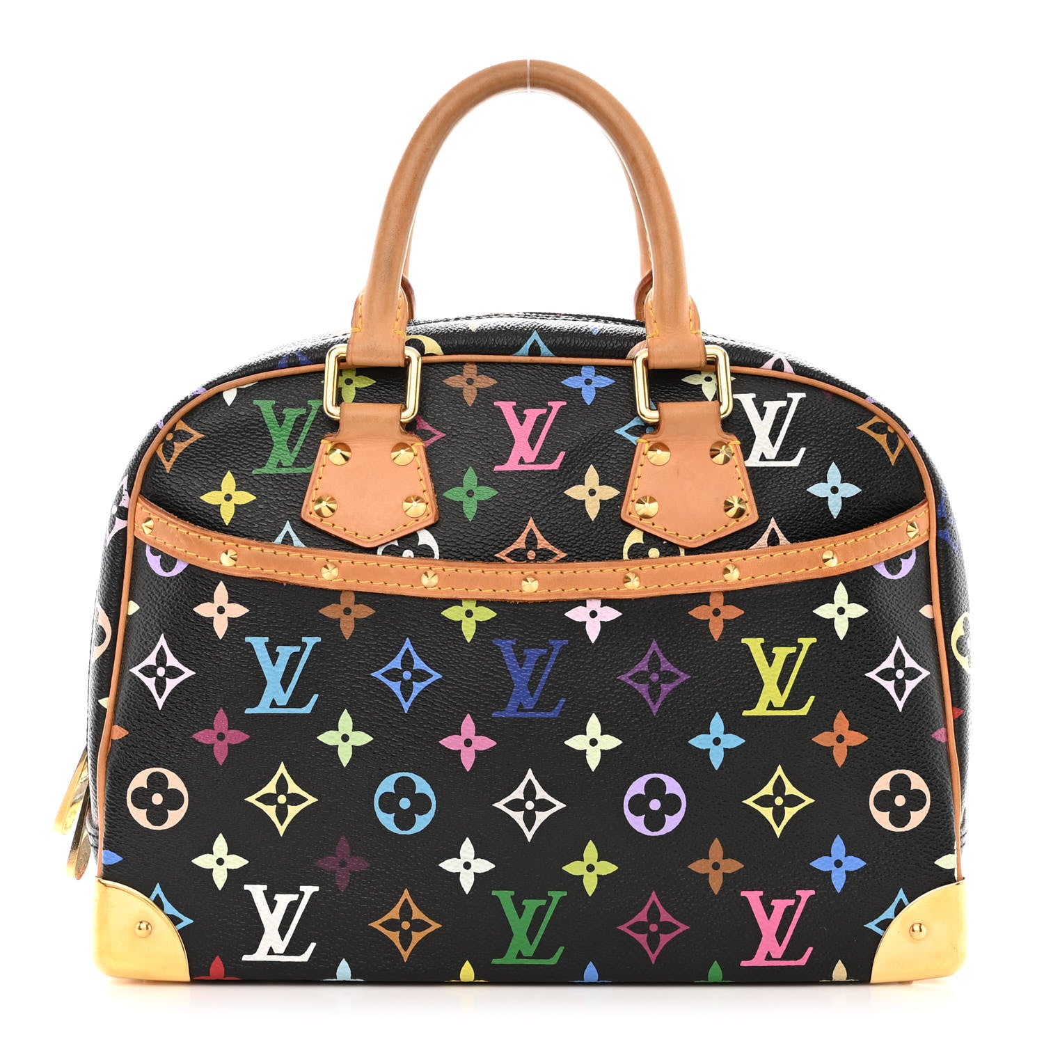 Louis Vuitton Monogram Multicolor Trouville Black 1 of 10
