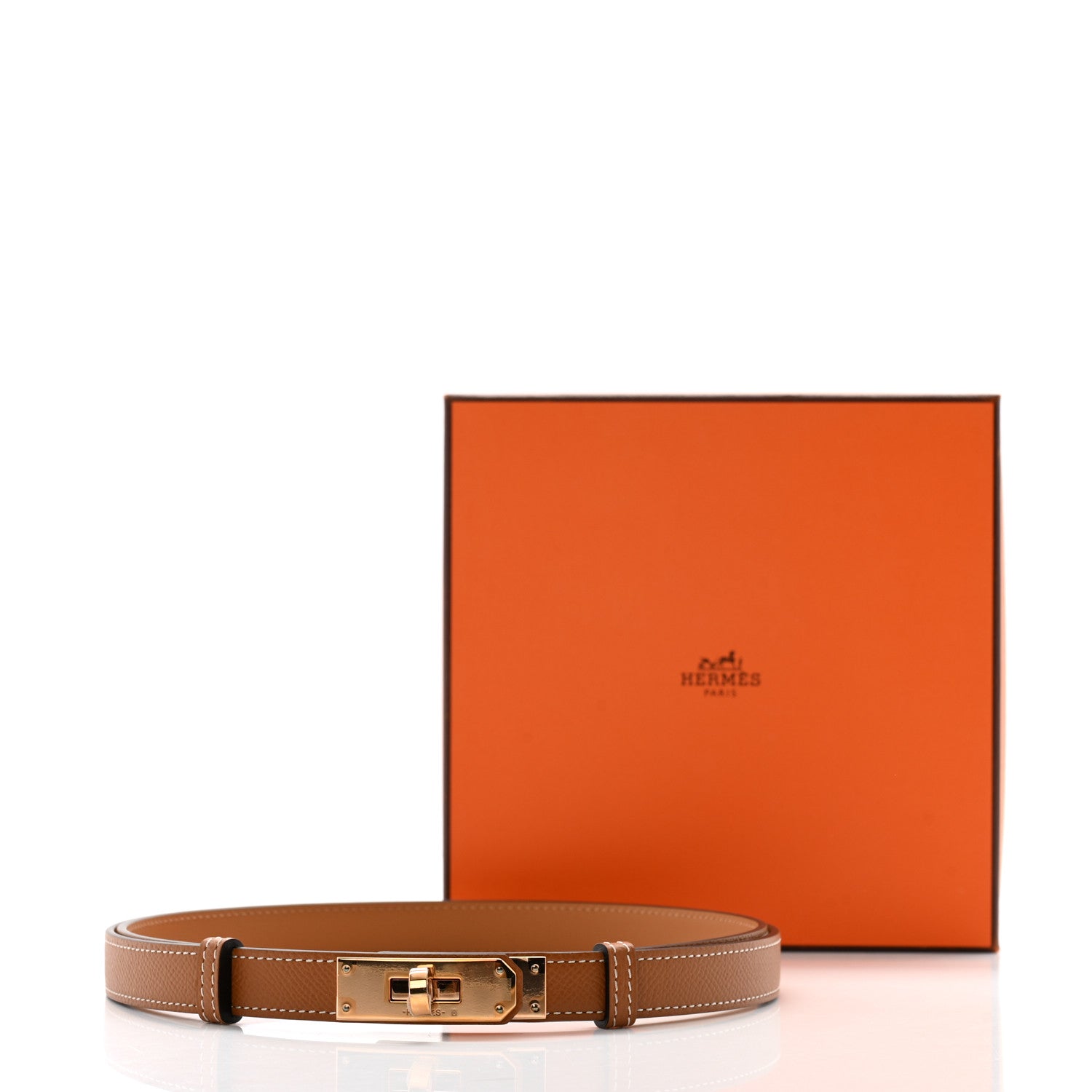 Hermes Epsom Kelly Belt Gold 4 of 4
