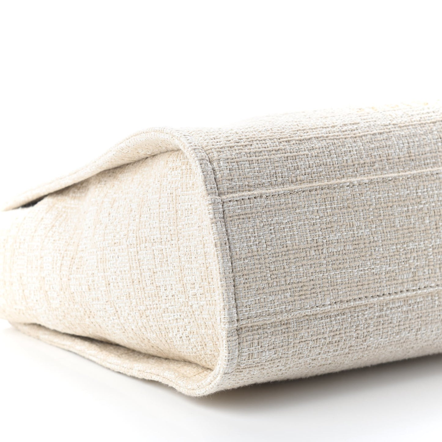 Canvas Small Deauville Tote Light Beige