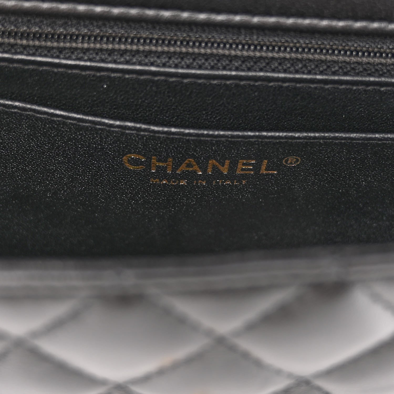 Chanel Lambskin Quilted Mini Rectangular Flap Black 6 of 10