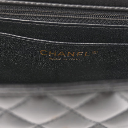 Chanel Lambskin Quilted Mini Rectangular Flap Black 6 of 10