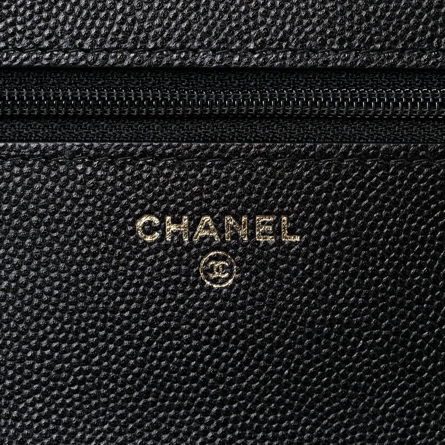Caviar Quilted Bracelet On Chain Wallet On Chain WOC Black