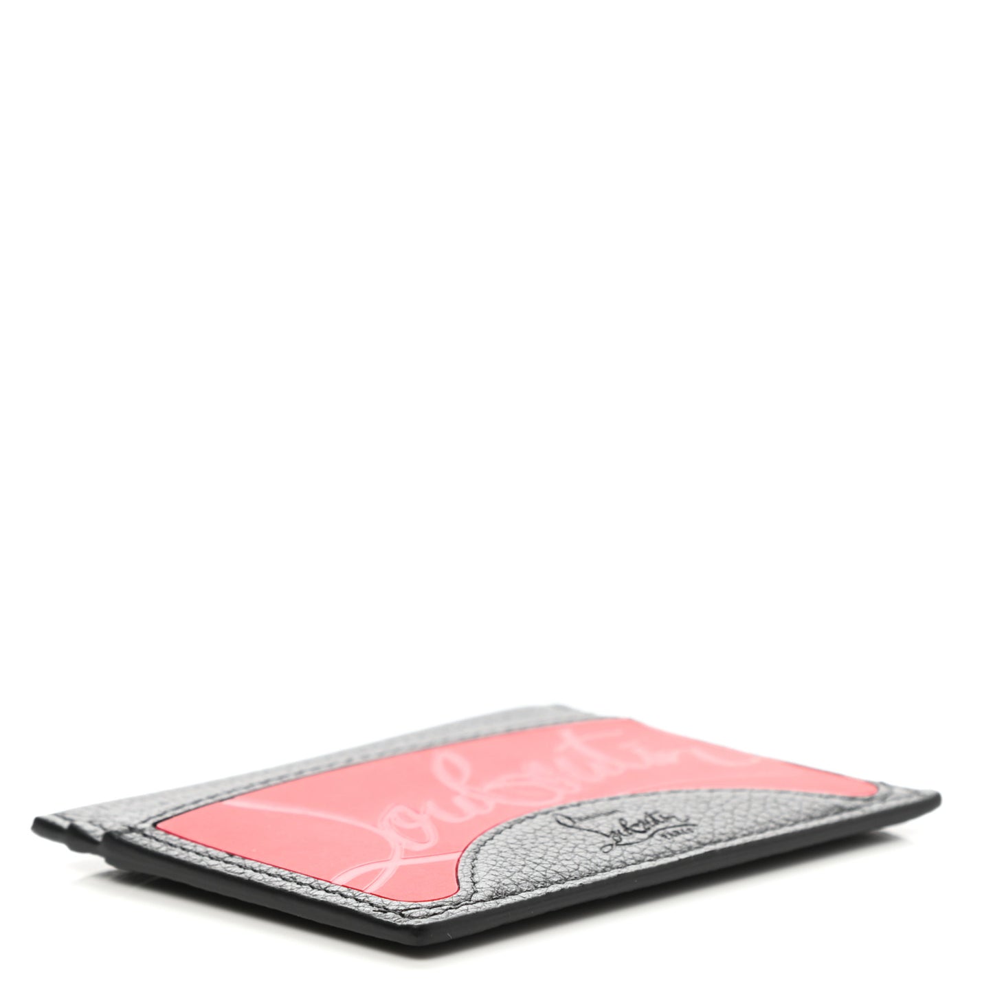 Calfskin Kios Card Holder Black