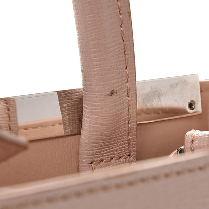 Fendi Vitello Elite Monster Petite 2Jours Tote Rosa Plaster 11 of 13