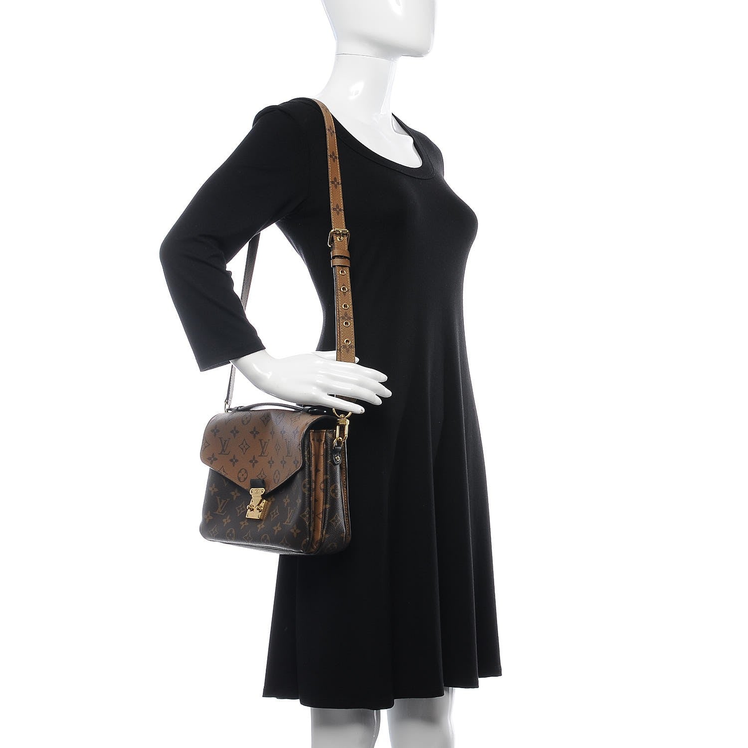 Louis Vuitton Reverse Monogram Pochette Metis 2 of 10