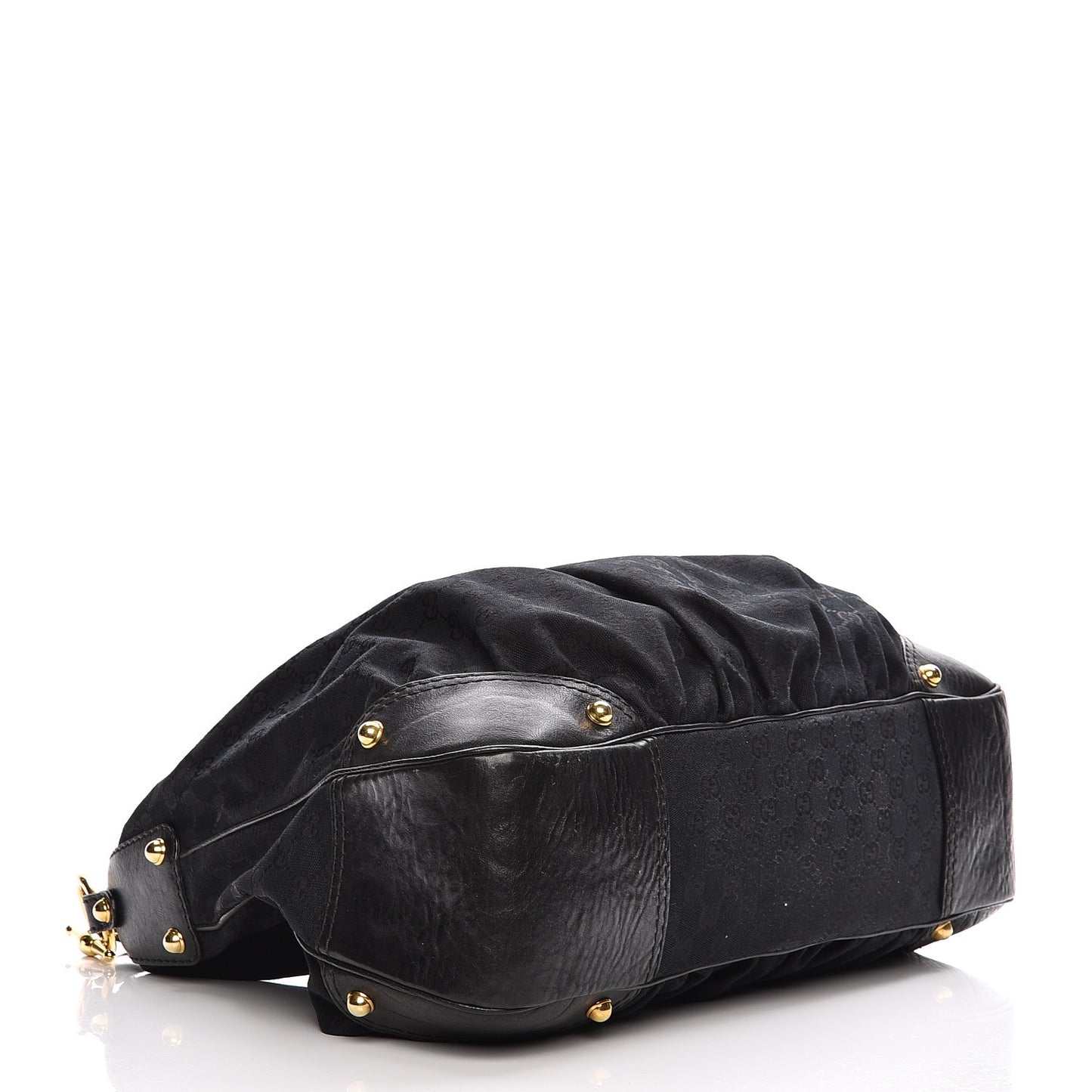 Monogram Large Jockey Hobo Black