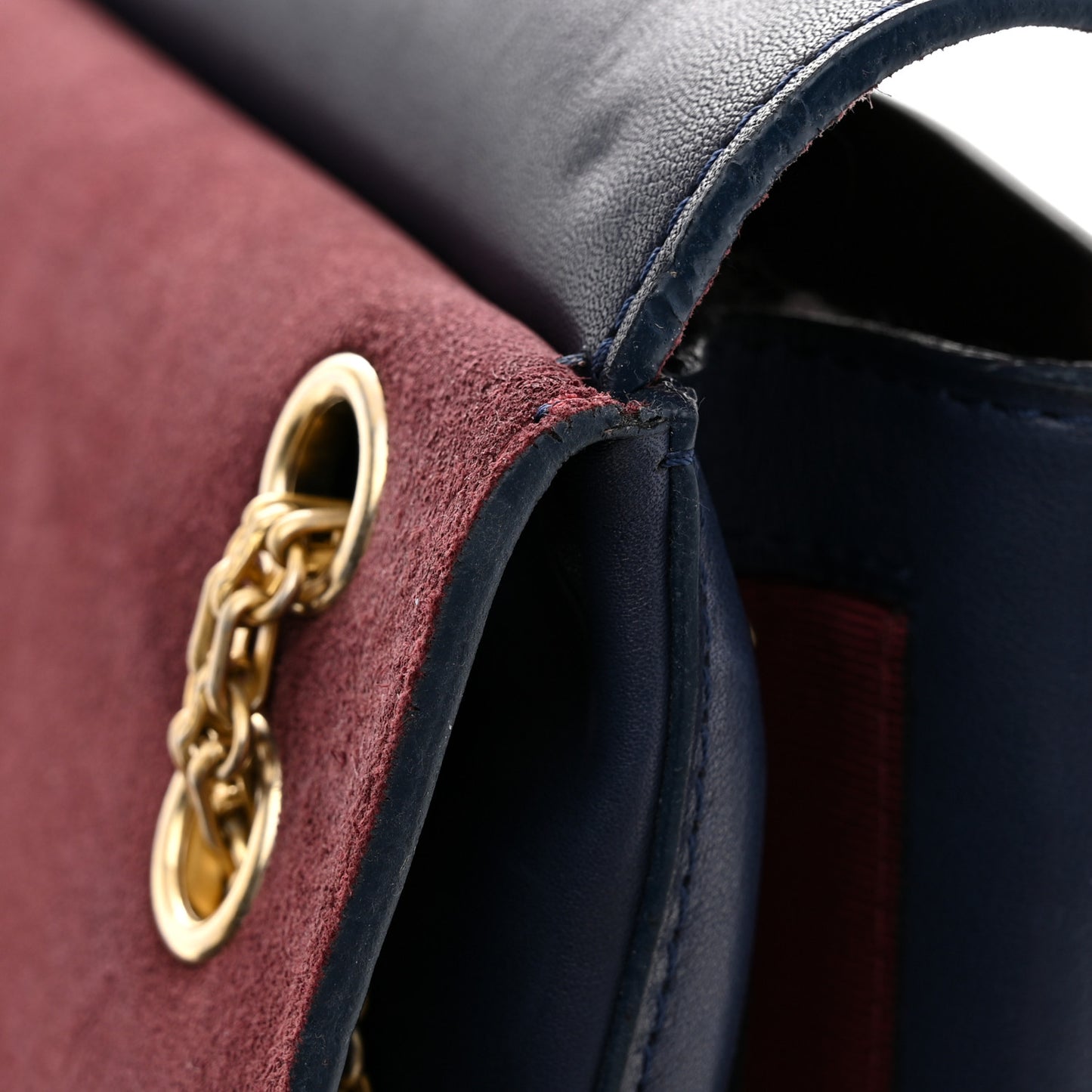 Calfskin Nude 2.55 Medals Reissue 225 Flap Navy