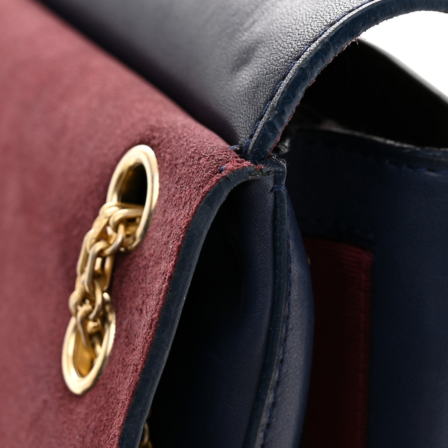 Chanel Calfskin Nude 2.55 Medals Reissue 225 Flap Navy 11 of 12