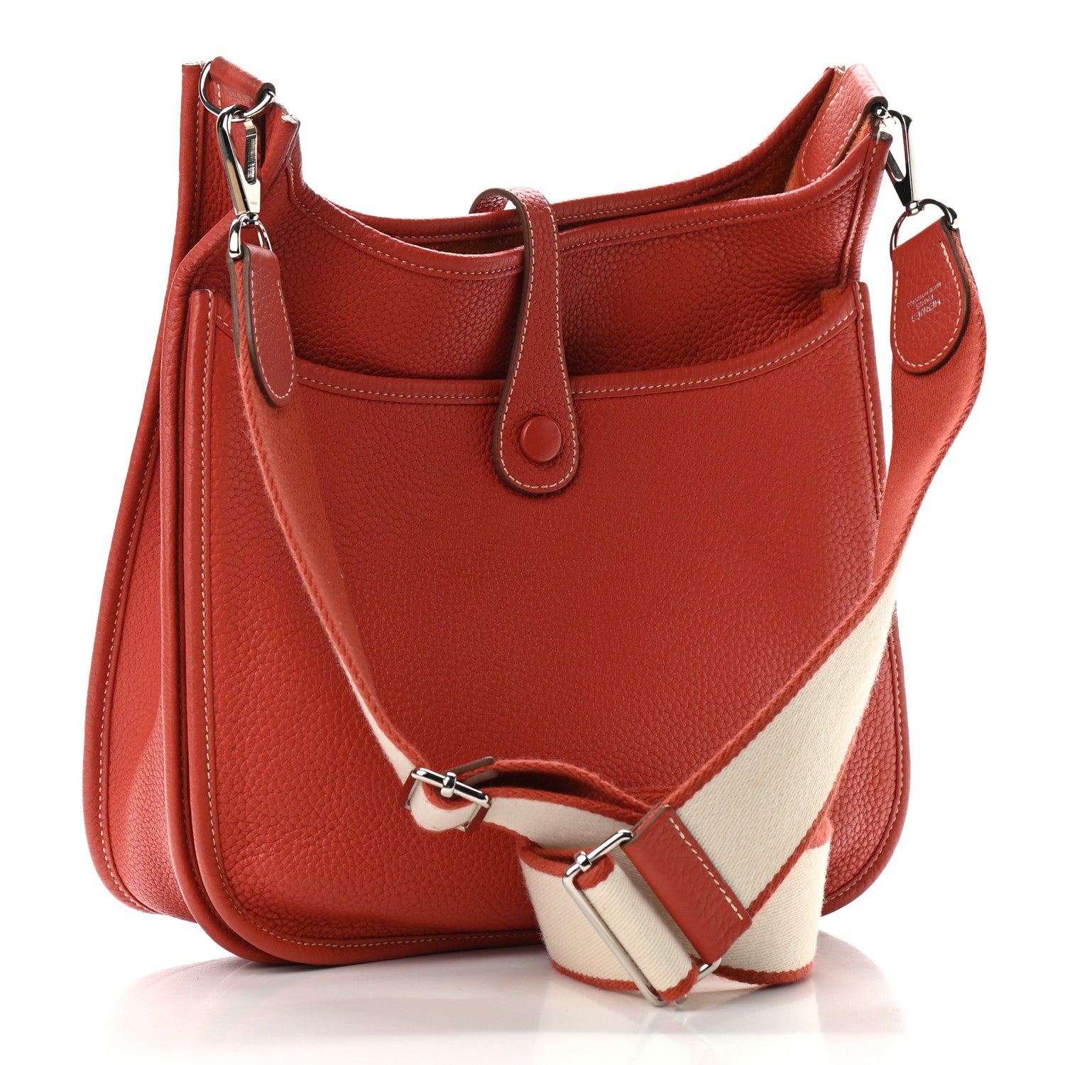 Hermes Taurillon Clemence Amazone Evelyne III PM Sanguine 2 of 9