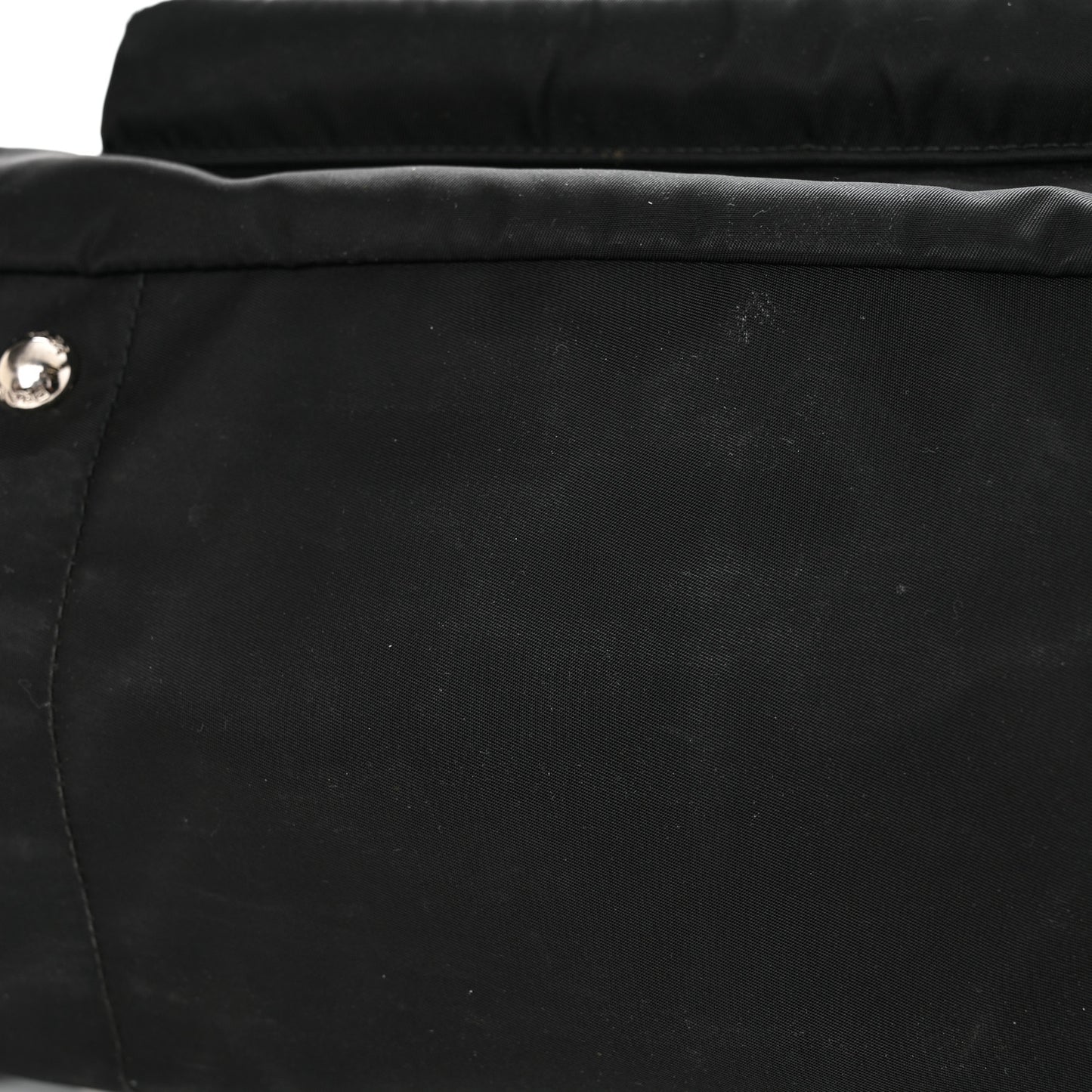 Tessuto Nylon Vela Diaper Bag Black