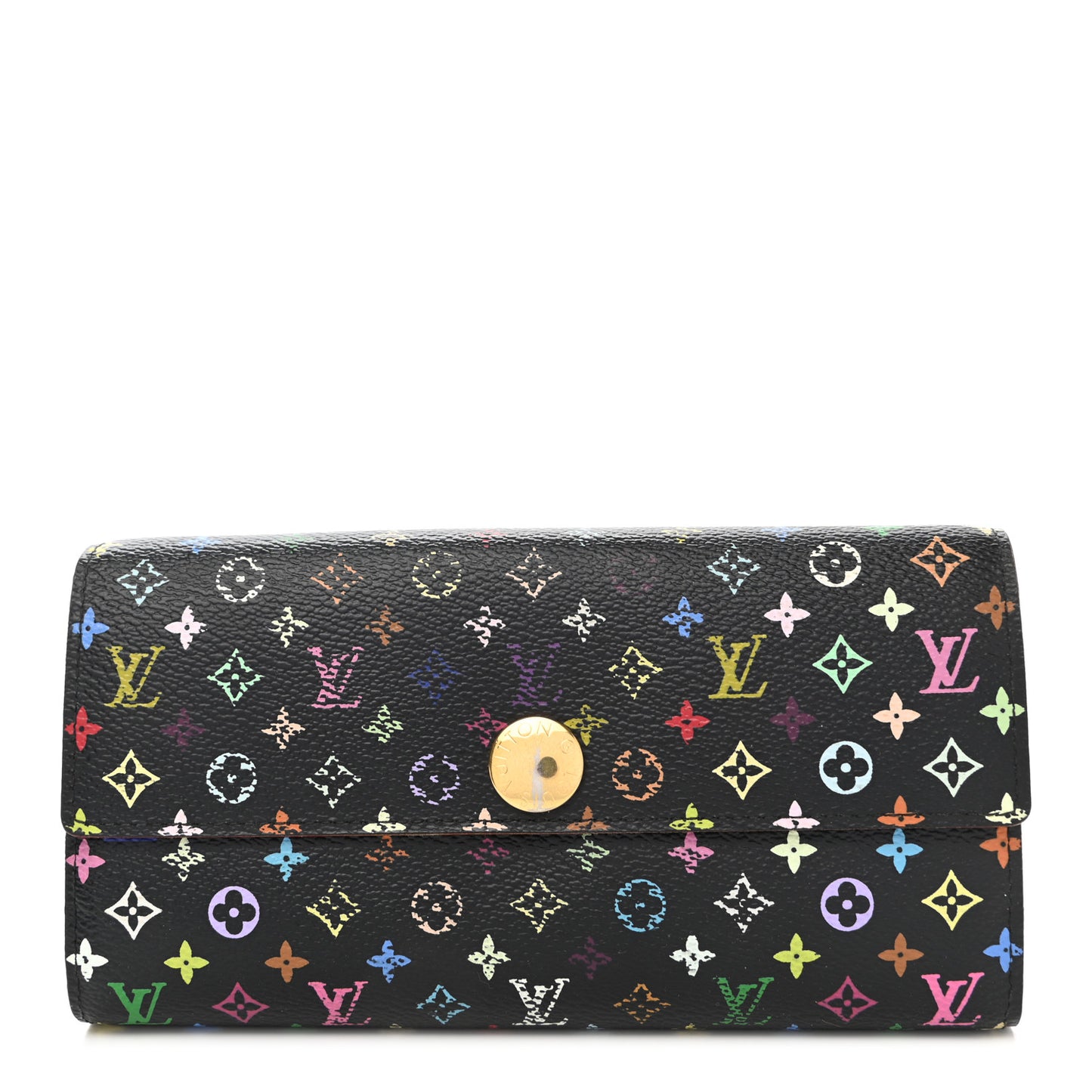 Monogram Multicolor Sarah Wallet Black Grenade