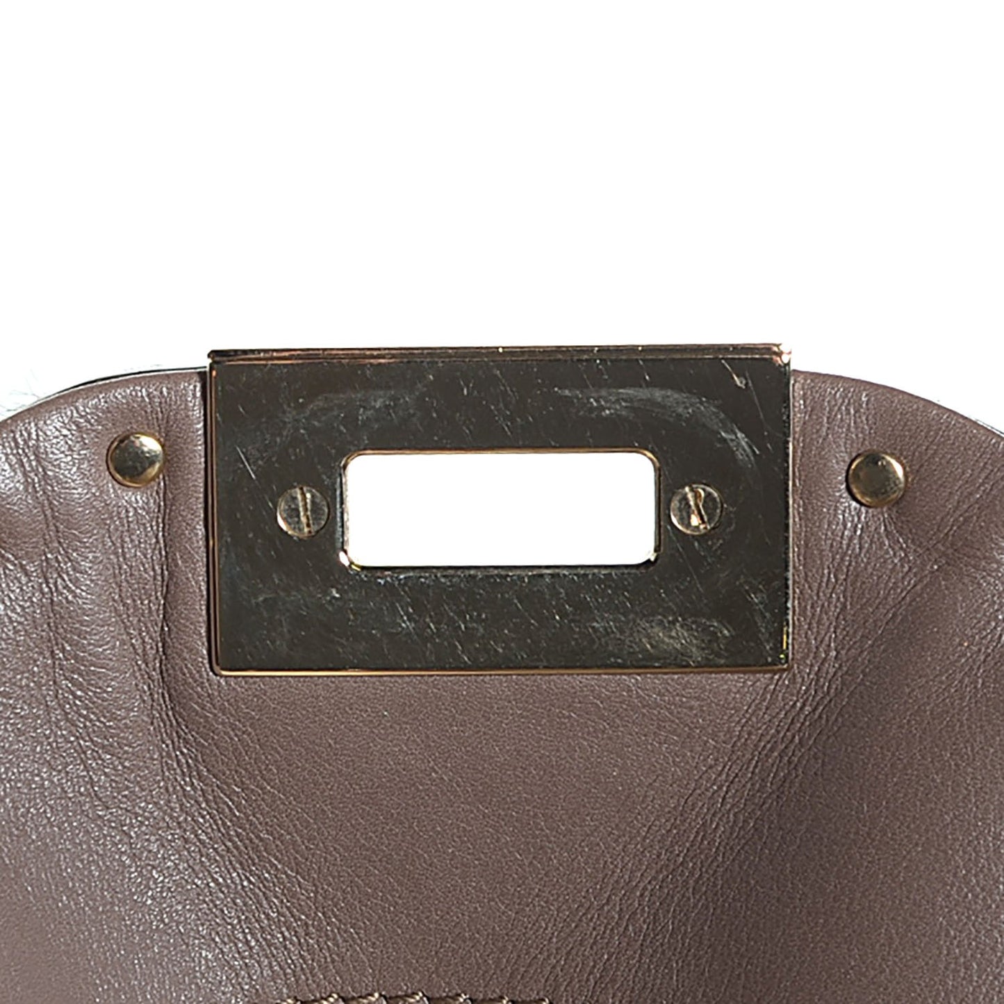 Calf Hair Cavallino Animal Rockstud Dome Satchel Leopard