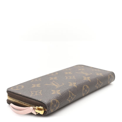 Louis Vuitton Monogram Clemence Wallet Rose Ballerine 4 of 7