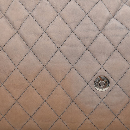 Chanel Nubuck Quilted Chain Around Maxi Flap Grey 8 of 10